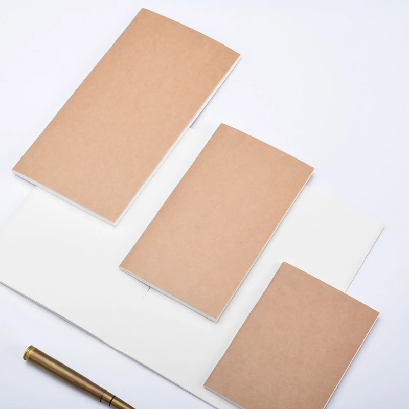 Vintage Leather Journal Notebook - สมุดโน้ตเปล่าแบบมีตารางรายเดือน/รายสัปดาห์ สำหรับนักเดินทาง ยี่ห้อ Fromthenon รุ่น Filler