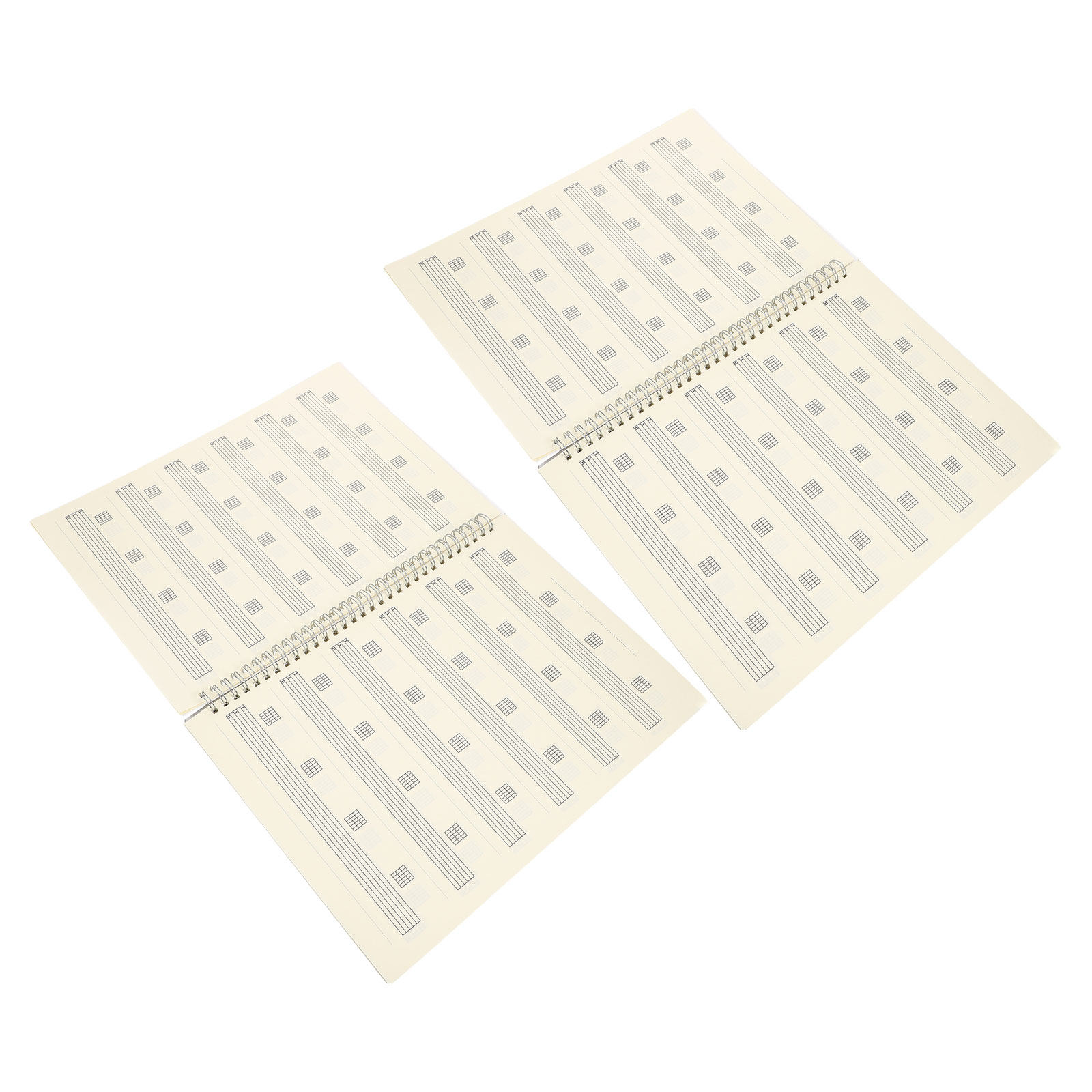 Blank Sheet Music Notebook - 2 ชิ้น สมุดโน้ตเพลงกีตาร์ 6 สาย กระดาษโน้ตเพลงเปล่า