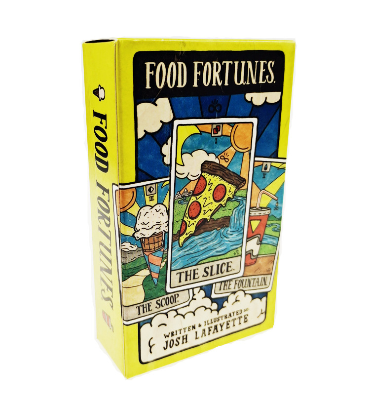 Tarot Deck With Guidebook - ใหม่78ภาพประกอบอาหารและเครื่องดื่มการ์ด Tarot คอลเลกชันอาหาร Fortunes Mystical Deck