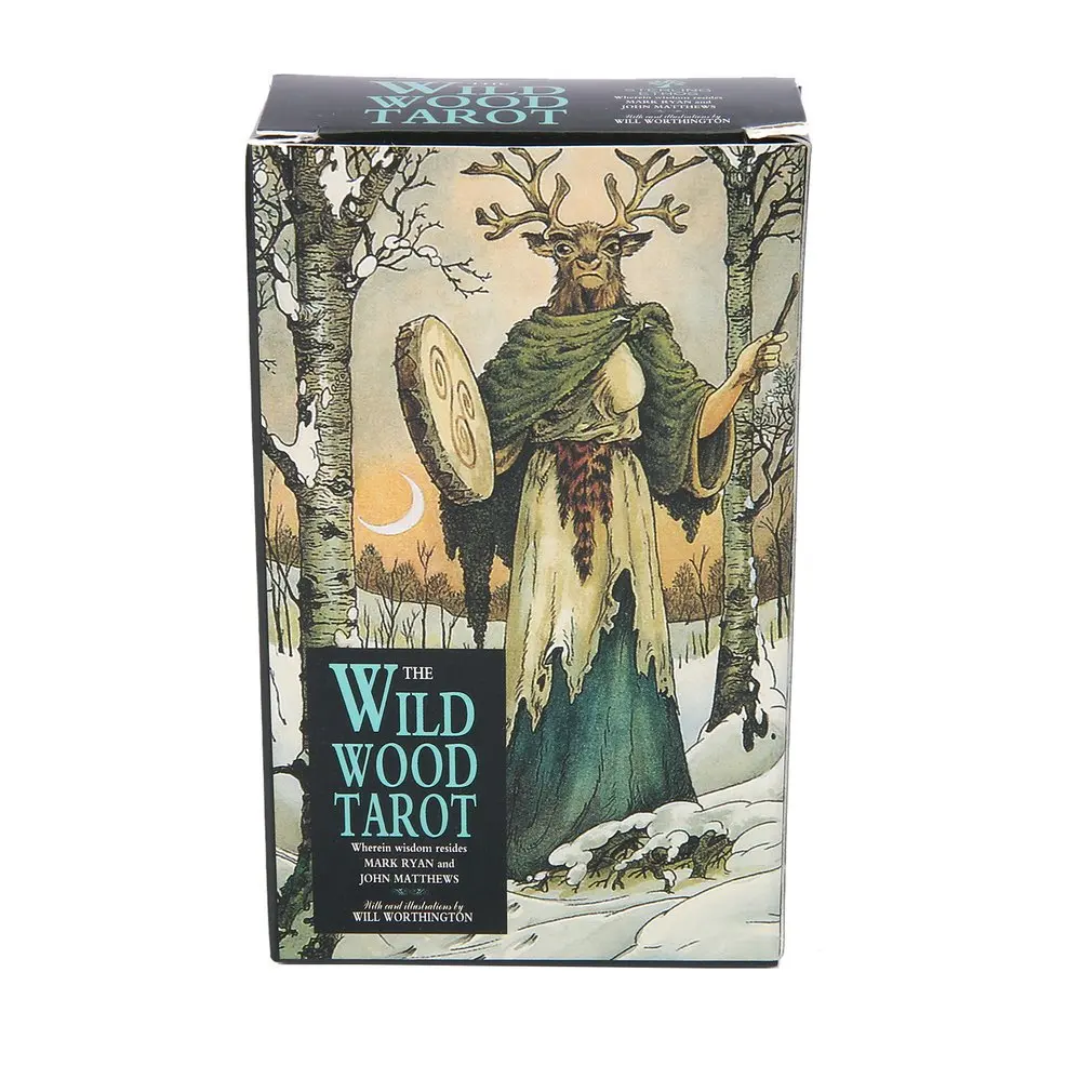 Tarot Deck With Guidebook - ไพ่ทาโรต์ไม้ป่า 78 Oracle English Visions Divination