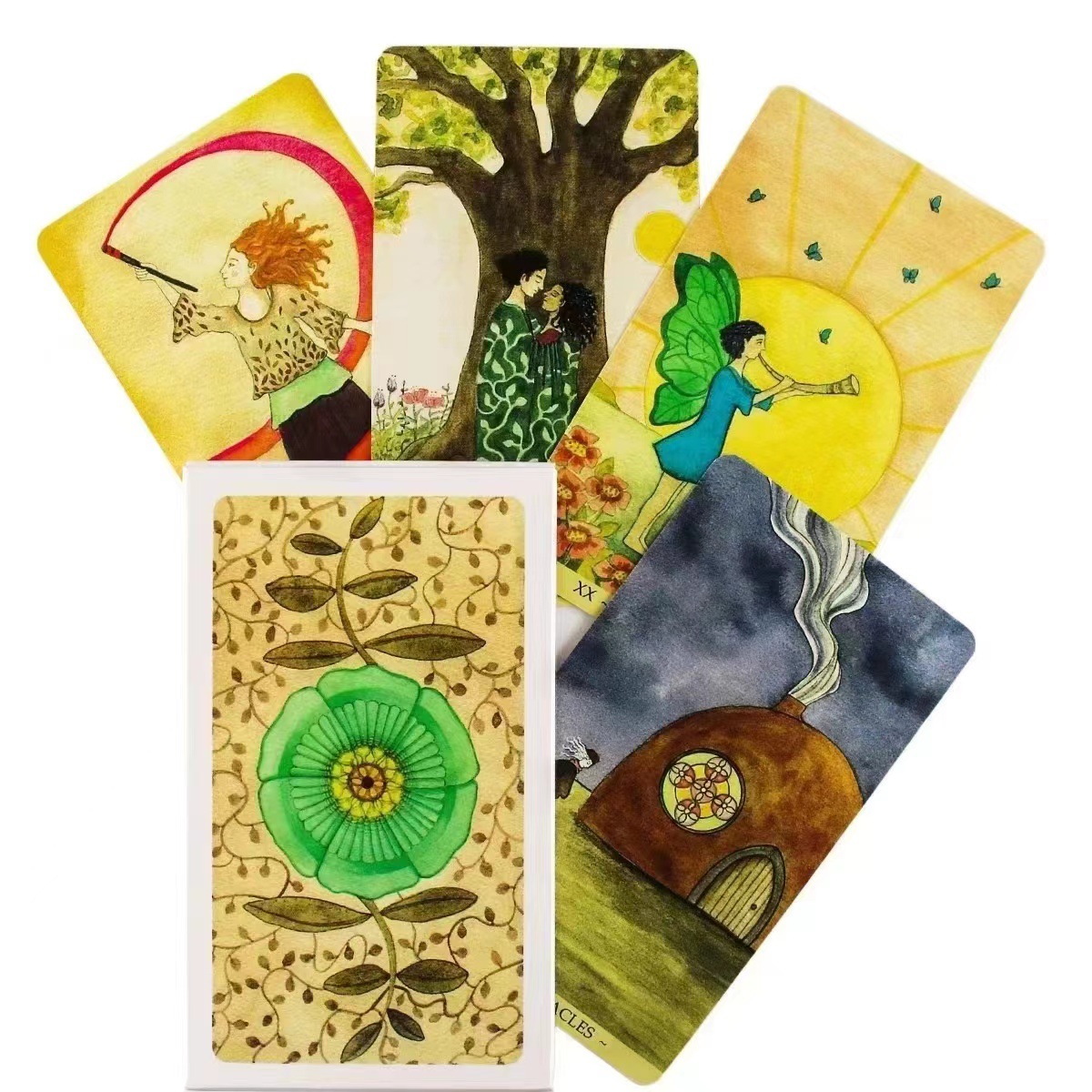 Tarot Deck With Guidebook - ไพ่ทาโรต์ดั้งเดิม ไพ่ทาโรต์มารา ลุนเน่ที่ทนทานพร้อมคู่มือ ไพ่ทาโรต์แบบคลาสสิก