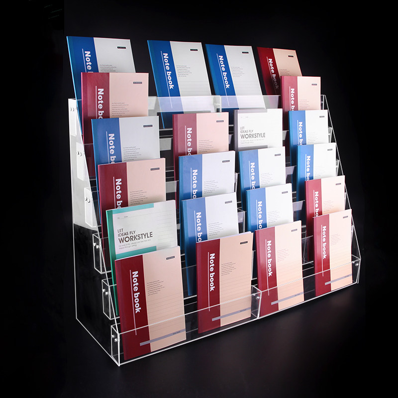 ชั้นวางอะคริลิคใสแบบขั้นบันไดส - Clear Acrylic Book Stand Holder บทวิจารณ์และราคา
