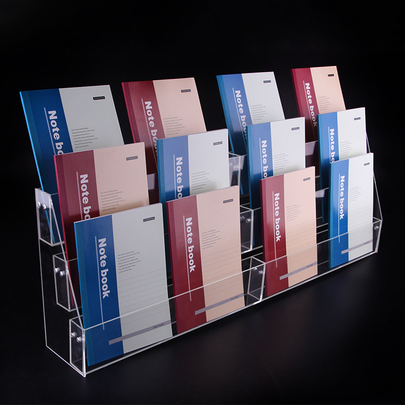 ชั้นวางอะคริลิคใสแบบขั้นบันไดส - Clear Acrylic Book Stand Holder บทวิจารณ์และราคา
