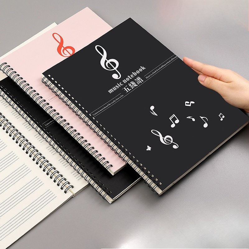 สมุดโน้ตเพลงแบบสันเกลียว กระดา - Blank Sheet Music Notebook บทวิจารณ์และราคา