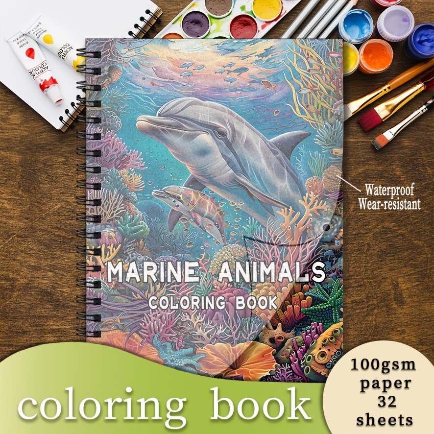 สมุดระบายสี - ขนาด 8.3 x 11.2  - Adult Coloring Book Stress Relief บทวิจารณ์และราคา