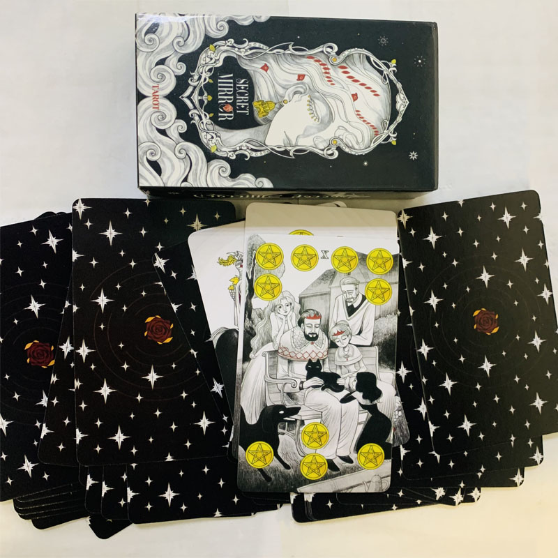 Secret Mirrorไพ่ทาโรต์ 80 สําร - Tarot Deck With Guidebook บทวิจารณ์และราคา