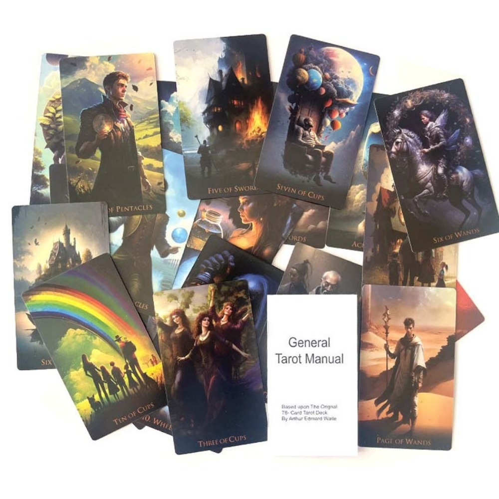 12*7 ซม.แปลกโลกไพ่ทาโรต์ 78 ใบ - Tarot Deck With Guidebook บทวิจารณ์และราคา