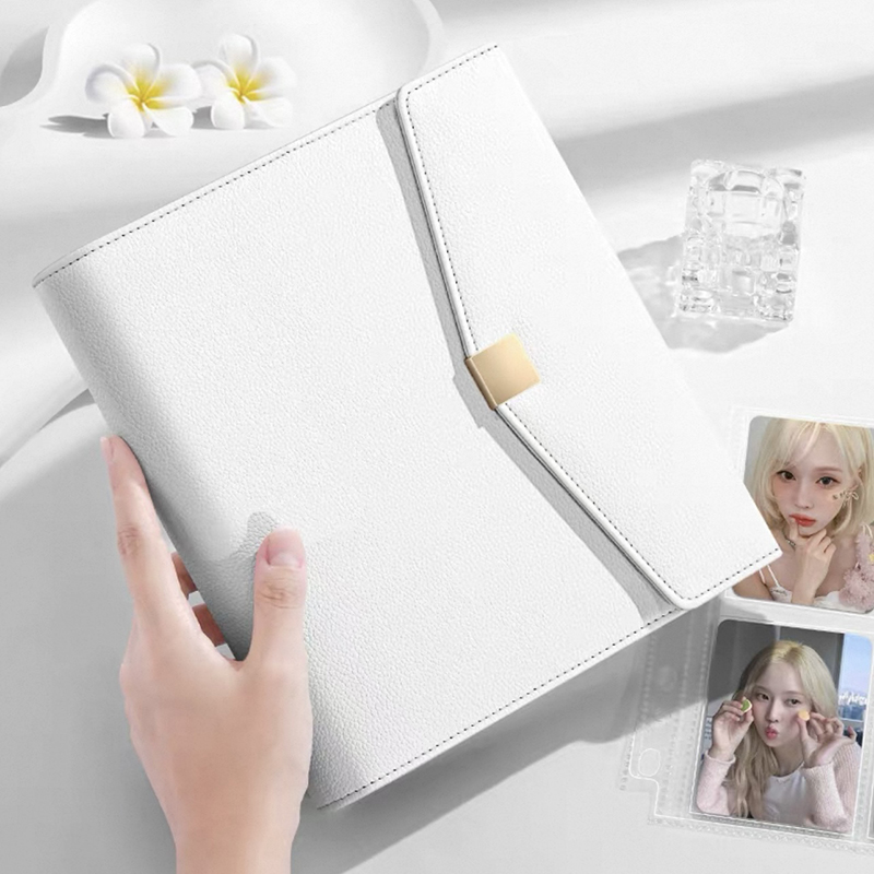 สมุดบันทึกแบบมีปกหนัง PU รุ่น  - Kpop Photo Card Binder 3 Inch บทวิจารณ์และราคา