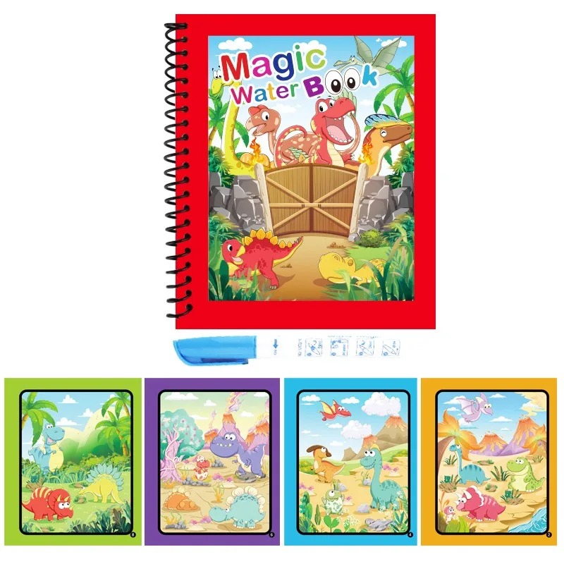 1 PC Reusable Magic Water Book - Reusable Water Magic Coloring Book บทวิจารณ์และราคา