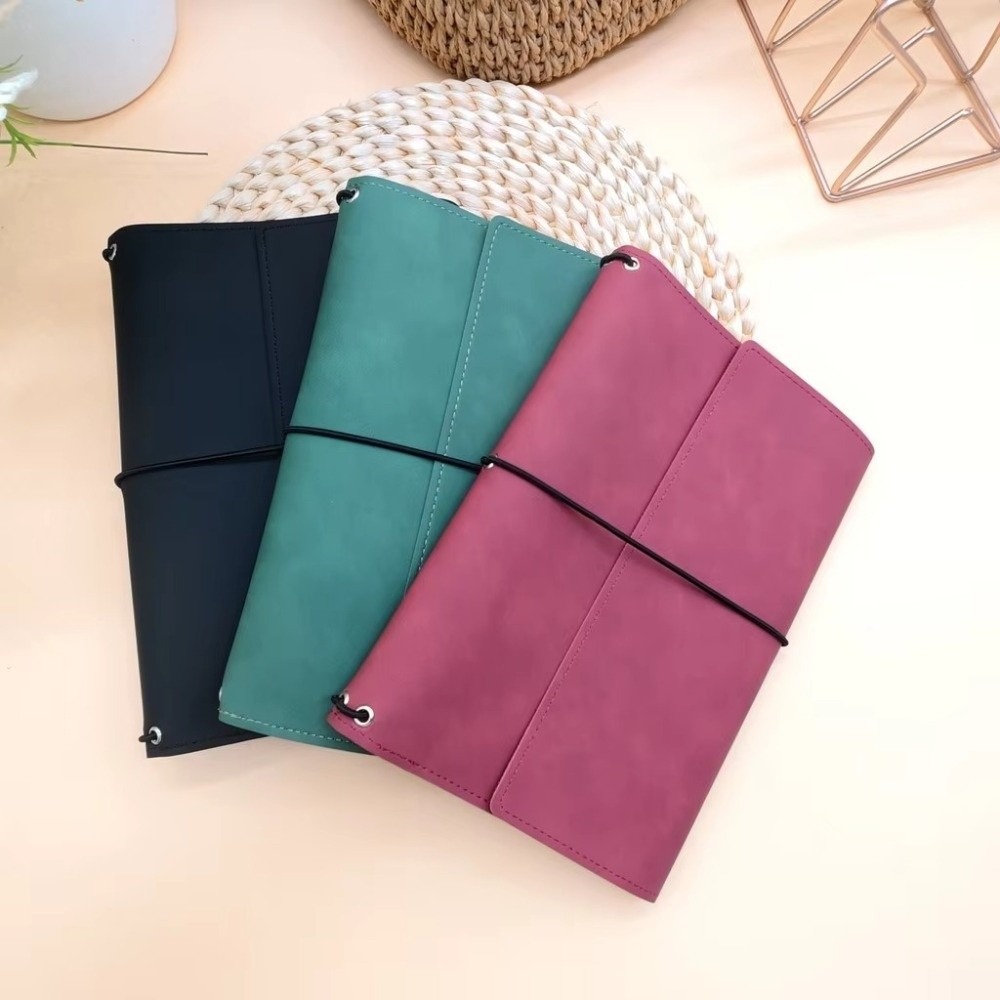 สมุดโน้ตวินเทจ A5 แบบแยกแผ่นได - Vintage Leather Journal Notebook บทวิจารณ์และราคา