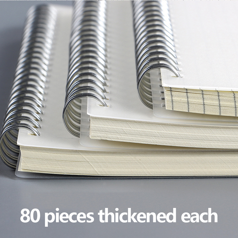 A5 A6 B5 Spiral book coil โน้ต - A5 Spiral Dotted Grid Notebook บทวิจารณ์และราคา