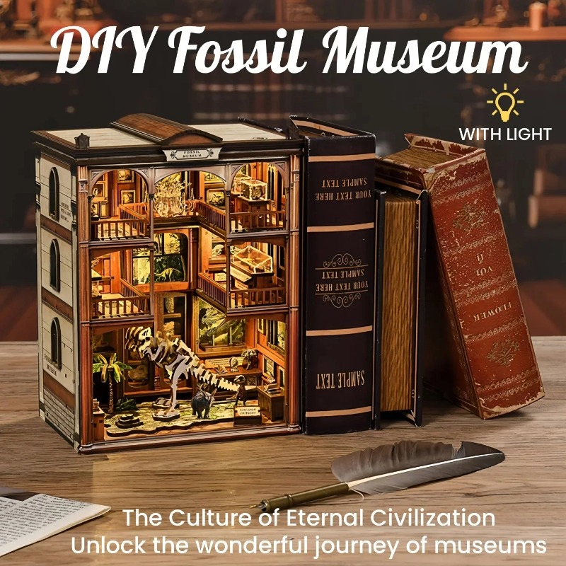 ชุดประกอบชั้นวางหนังสือ DIY แบ - Diy Wooden Book Nook Kit Shelf Insert บทวิจารณ์และราคา