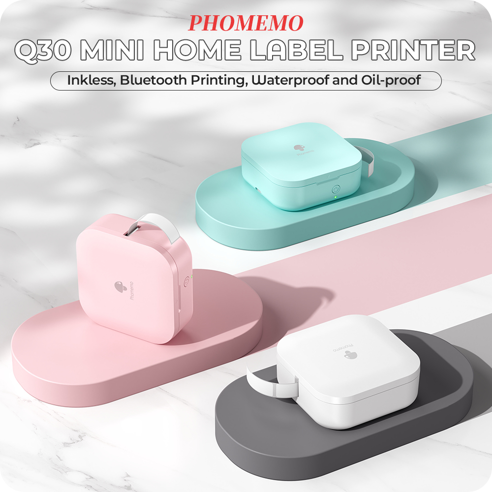 【ใหม่】Phomemo Q30 เครื่องพิมพ์ - Mini Pocket Thermal Printer Paper Roll บทวิจารณ์และราคา