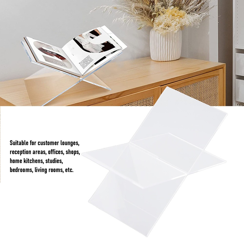 ชุดที่วางหนังสืออะคริลิกดีไซน์ - Clear Acrylic Book Stand Holder บทวิจารณ์และราคา