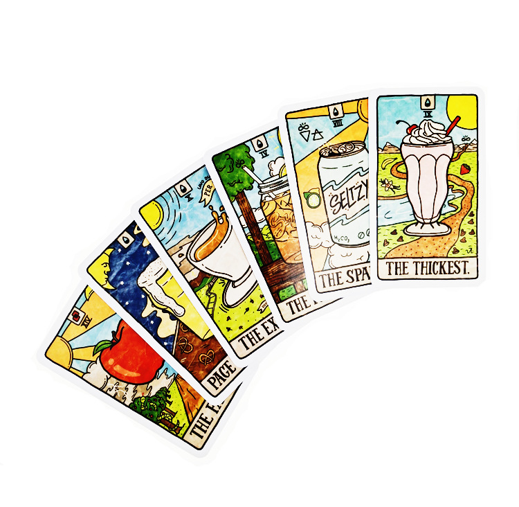 ใหม่78ภาพประกอบอาหารและเครื่อง - Tarot Deck With Guidebook บทวิจารณ์และราคา