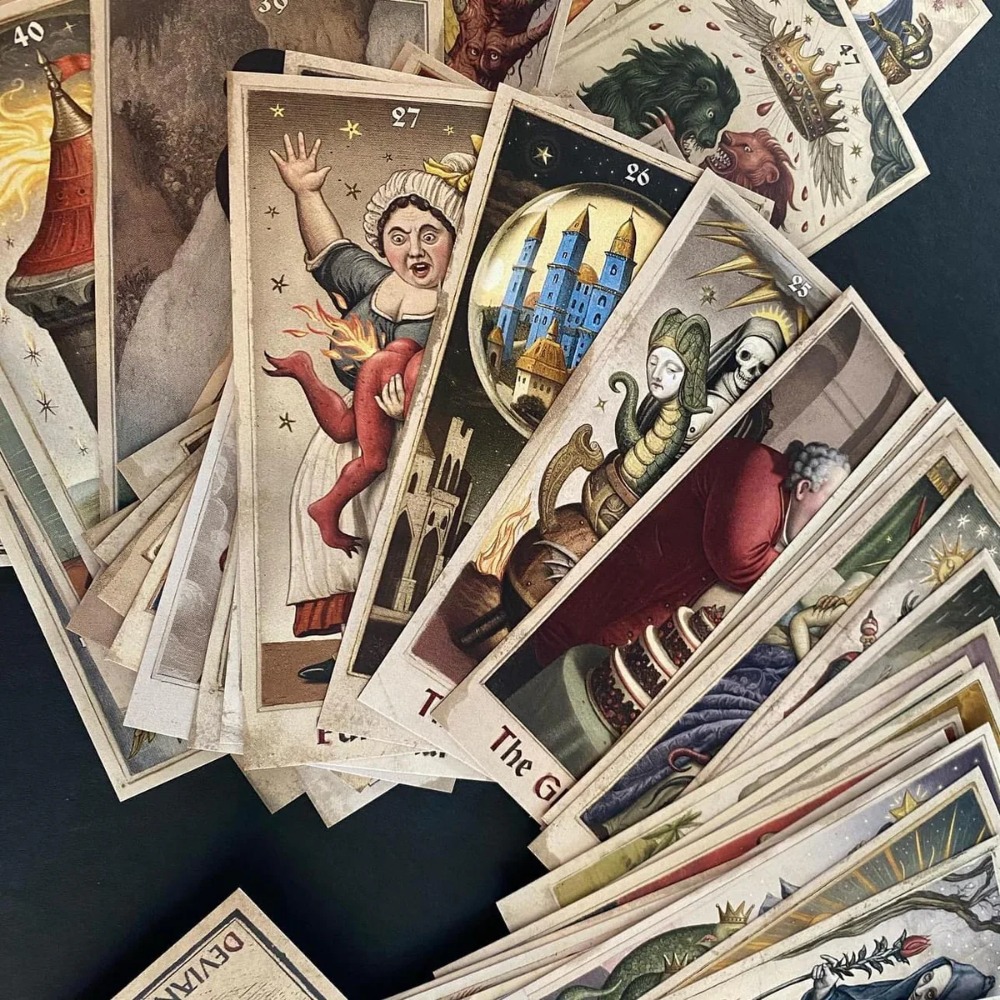 6*12 ซม. The Zammer Twins 1st  - Tarot Deck With Guidebook บทวิจารณ์และราคา