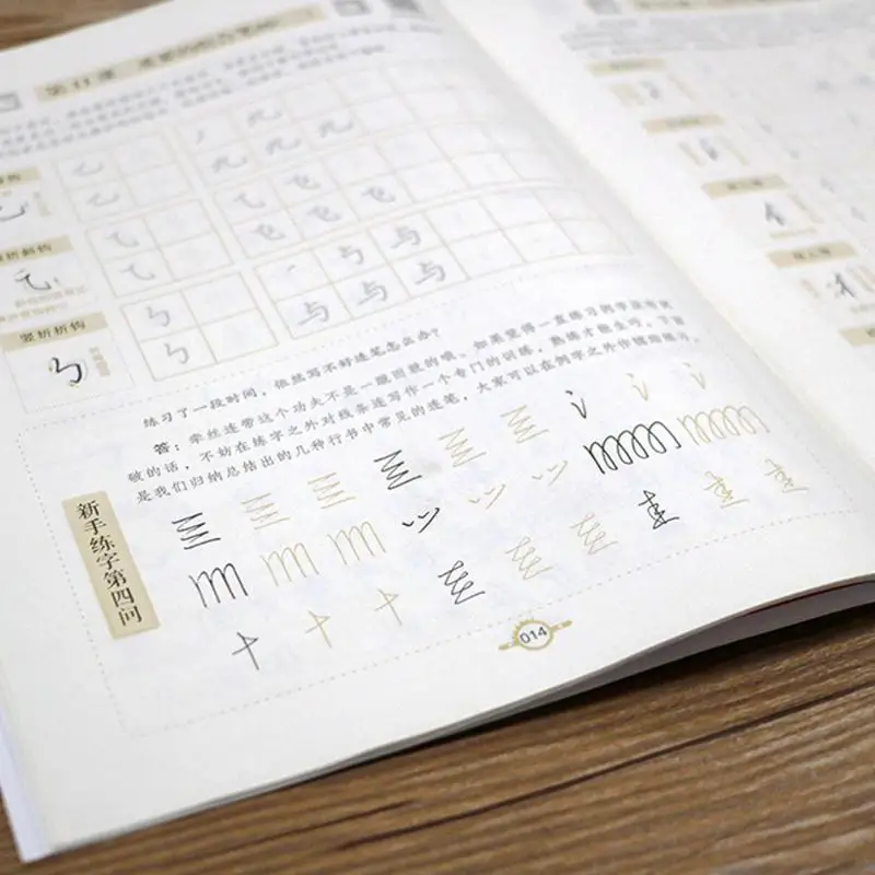 หนังสือฝึกเขียนพู่กันจีนแบบแข็ - Chinese Calligraphy Practice Book บทวิจารณ์และราคา