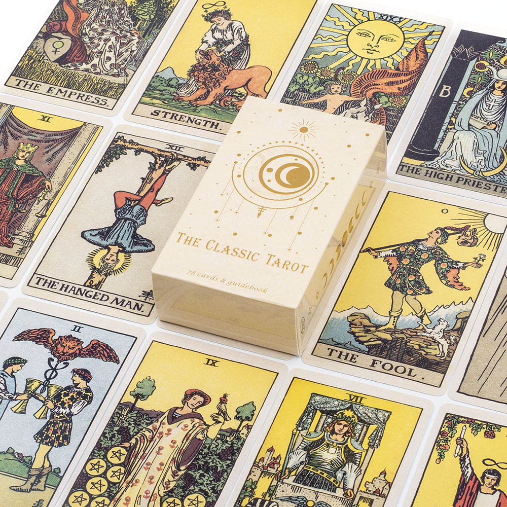 เกมกระดานไพ่ทาโรต์แบบคลาสสิกสำ - Tarot Deck With Guidebook บทวิจารณ์และราคา