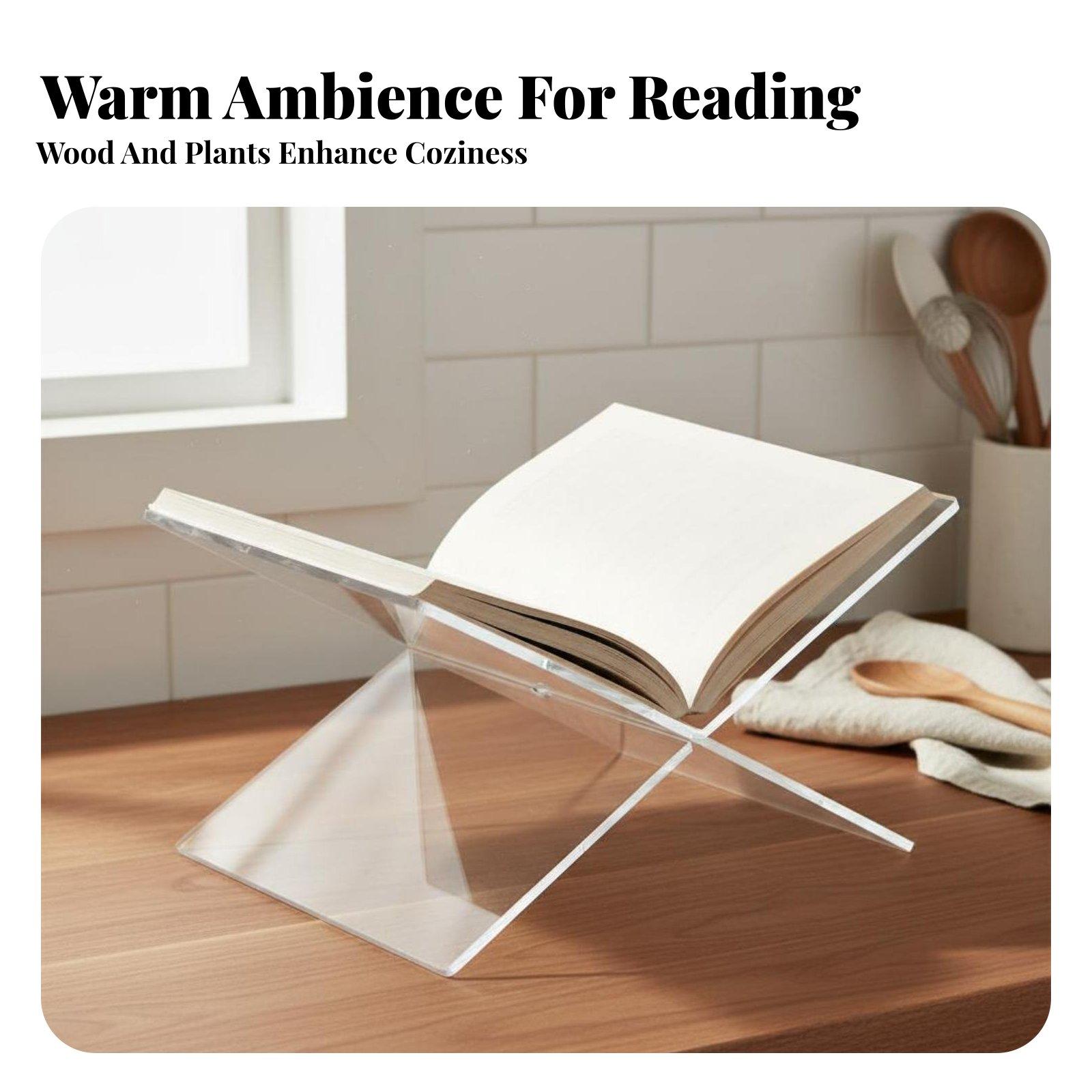 ที่วางหนังสืออะคริลิกใสหนา ที่ - Clear Acrylic Book Stand Holder บทวิจารณ์และราคา