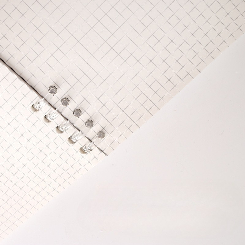กระดาษรีฟิลสมุดโน้ตแบบหลวม A4  - A5 Spiral Dotted Grid Notebook บทวิจารณ์และราคา