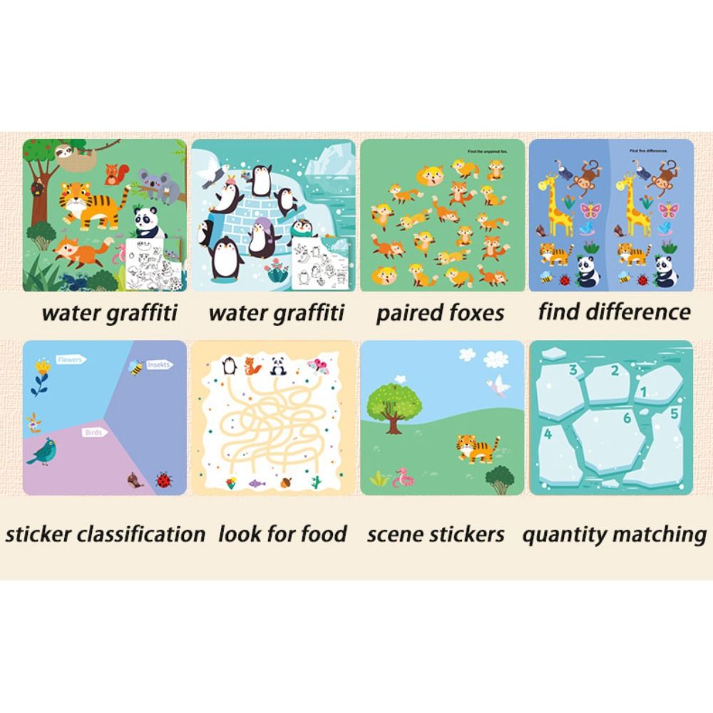 สมุดวาดภาพน้ำแบบใช้ซ้ำได้ มอนเ - Reusable Water Magic Coloring Book บทวิจารณ์และราคา