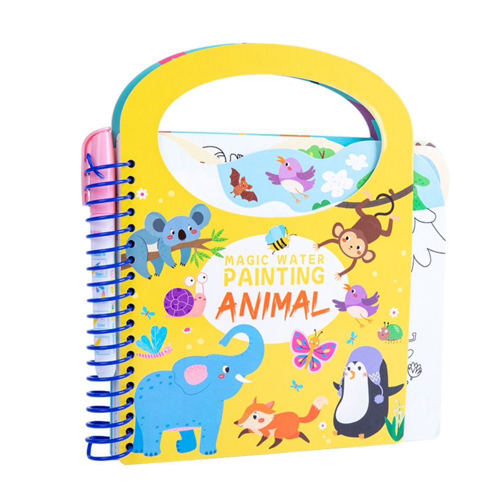 สมุดวาดภาพน้ำแบบใช้ซ้ำได้ มอนเ - Reusable Water Magic Coloring Book บทวิจารณ์และราคา