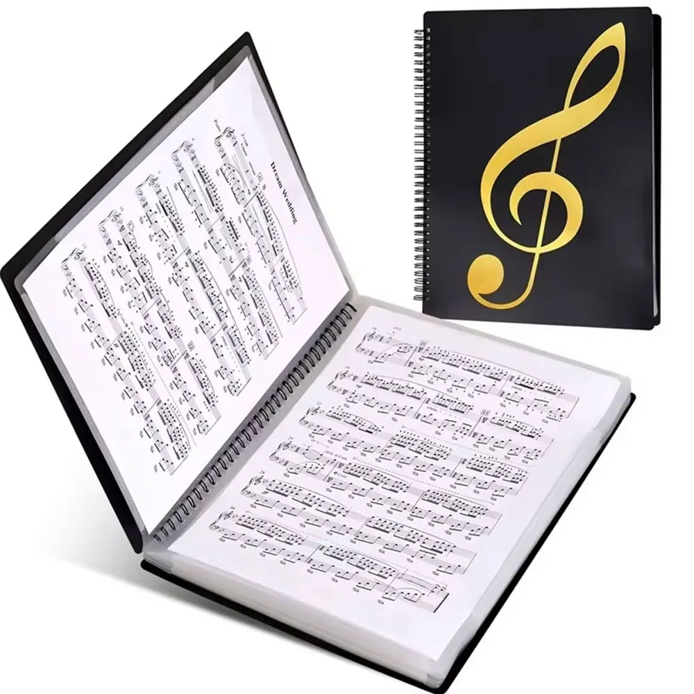 ยืดหยุ่น 40 หน้าเปียโนเพลงโฟลเ - Blank Sheet Music Notebook บทวิจารณ์และราคา